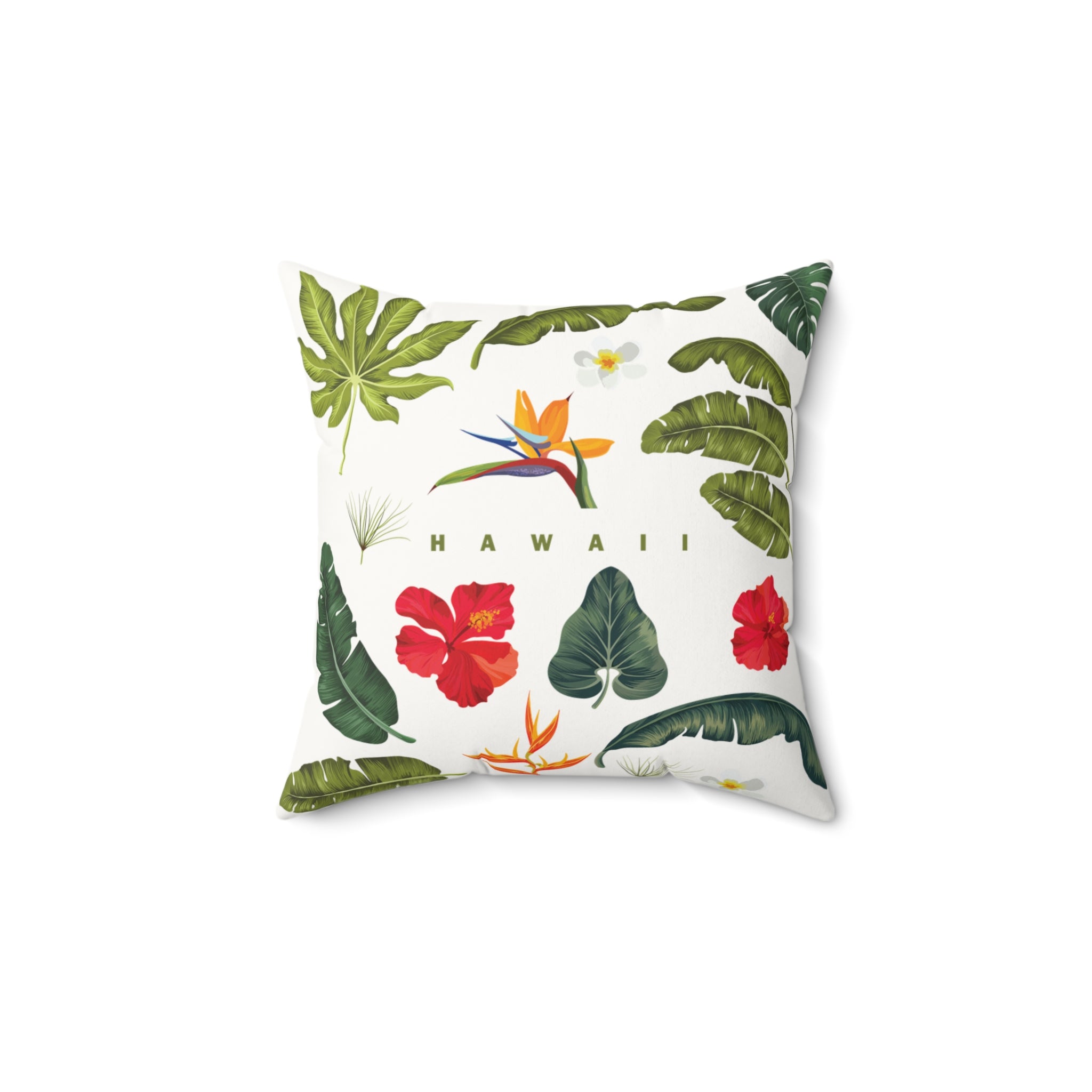 ALONA | Aloha Hawaii Faux Suede Pillow (Personalized)