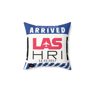 REID | Throw Pillow Las Vegas Personalized Travel Keepsake
