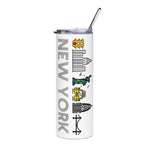 Load image into Gallery viewer, New York Skyline 20oz Stainless Tumbler — City Icons Travel Mug
