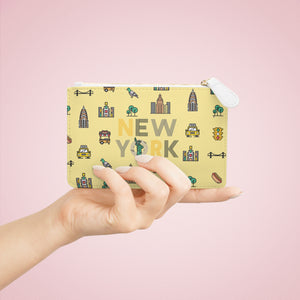 PENELOPE New York Mini Clutch Bag - Fun City Design for Travelers & Tourists