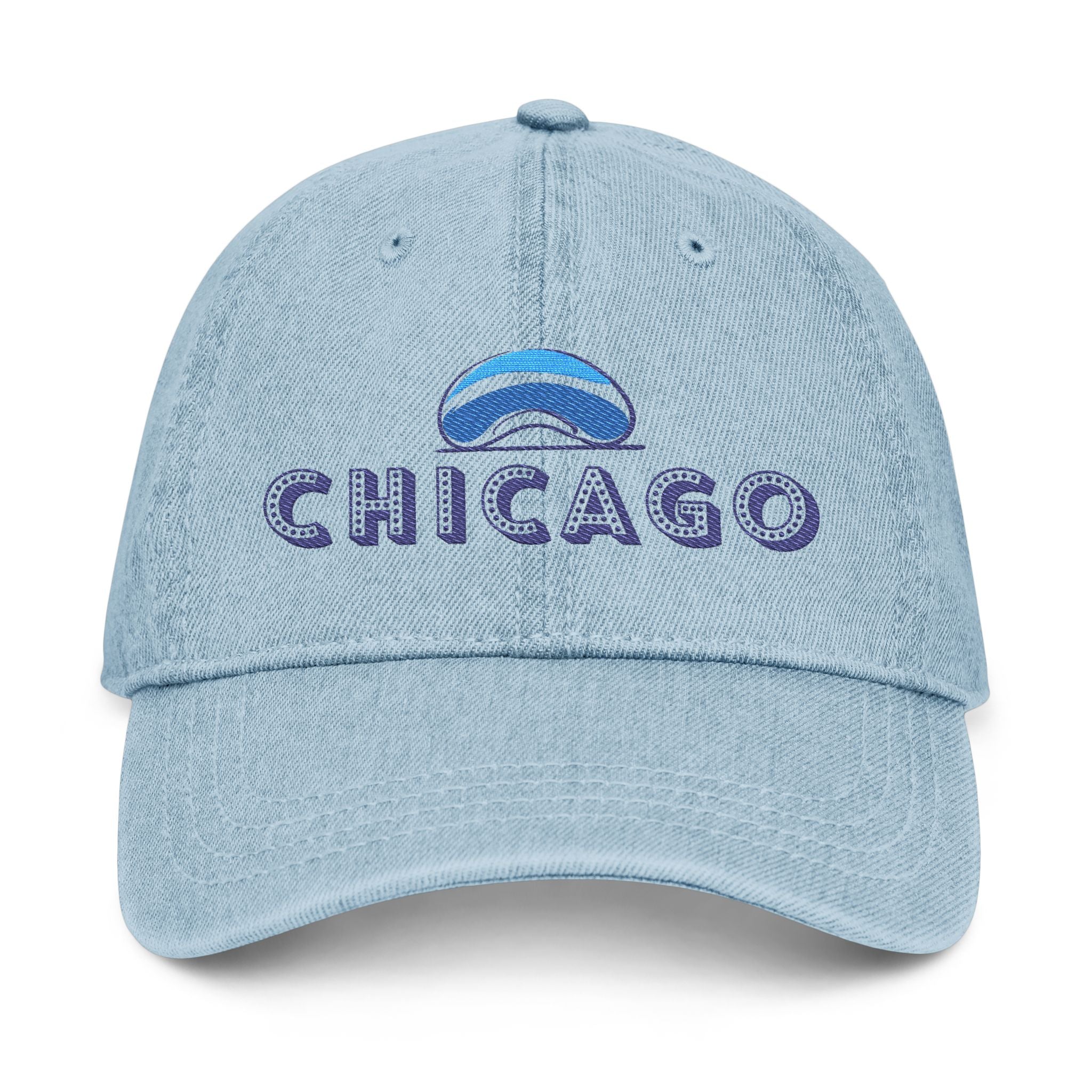 CHICHI | Chicago Embroidered Denim Hat
