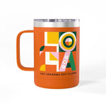 Load image into Gallery viewer, Filipina Pride 15oz Travel Mug Tumbler — &quot;Like Grandma But Filipina&quot; Colorful Retro Design
