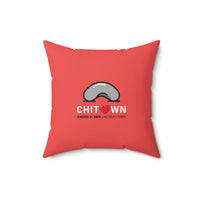 CHICHI | Chicago O'Hare Airport Tag Faux Suede Pillow (Pillowcase) thumbnail