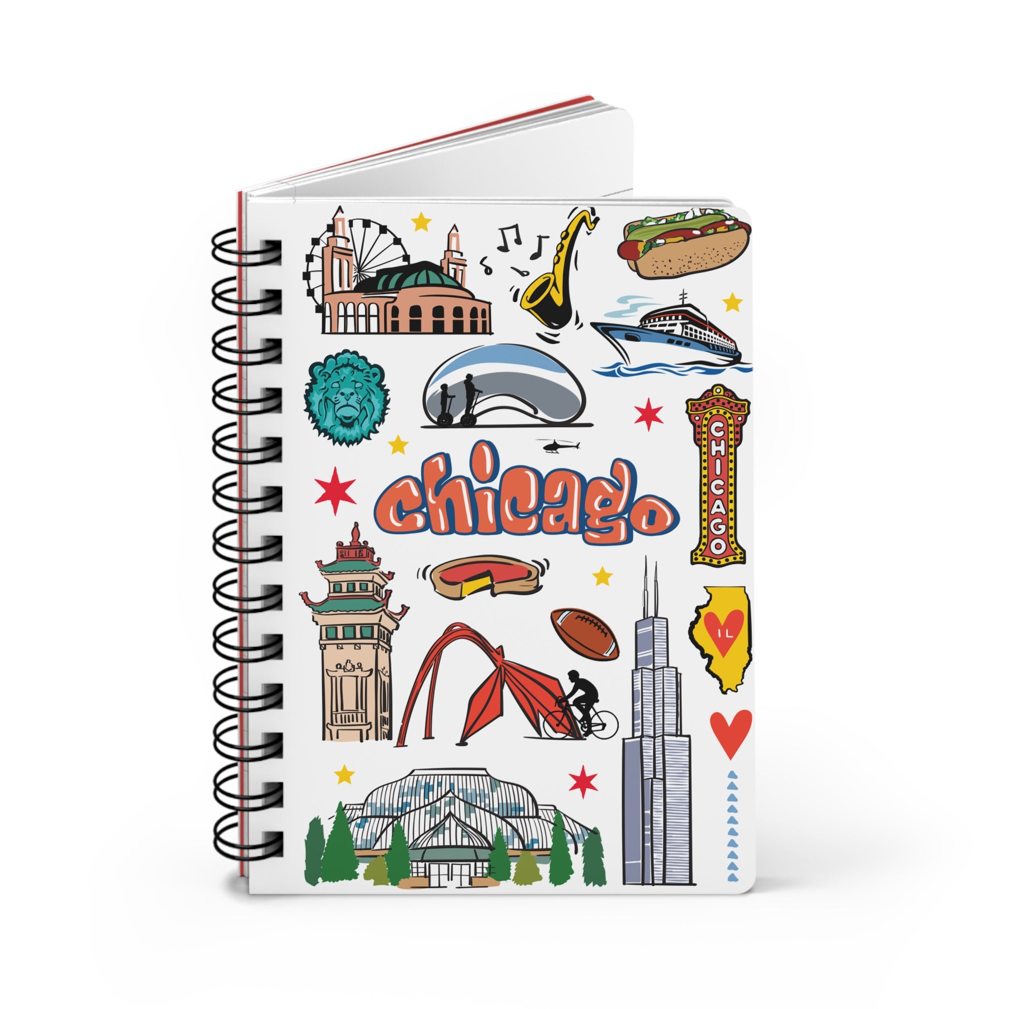 CHICHI | Chicago Spiral Notebook