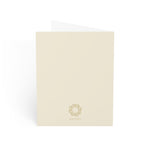 Load image into Gallery viewer, Christmas Wreath Greeting Card – “Wreaths and Mistletoe” Holiday Card (Pack of 1, 10, 30, 50)
