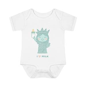 BABY LIBERTY | I Love Milk Infant Onesie®