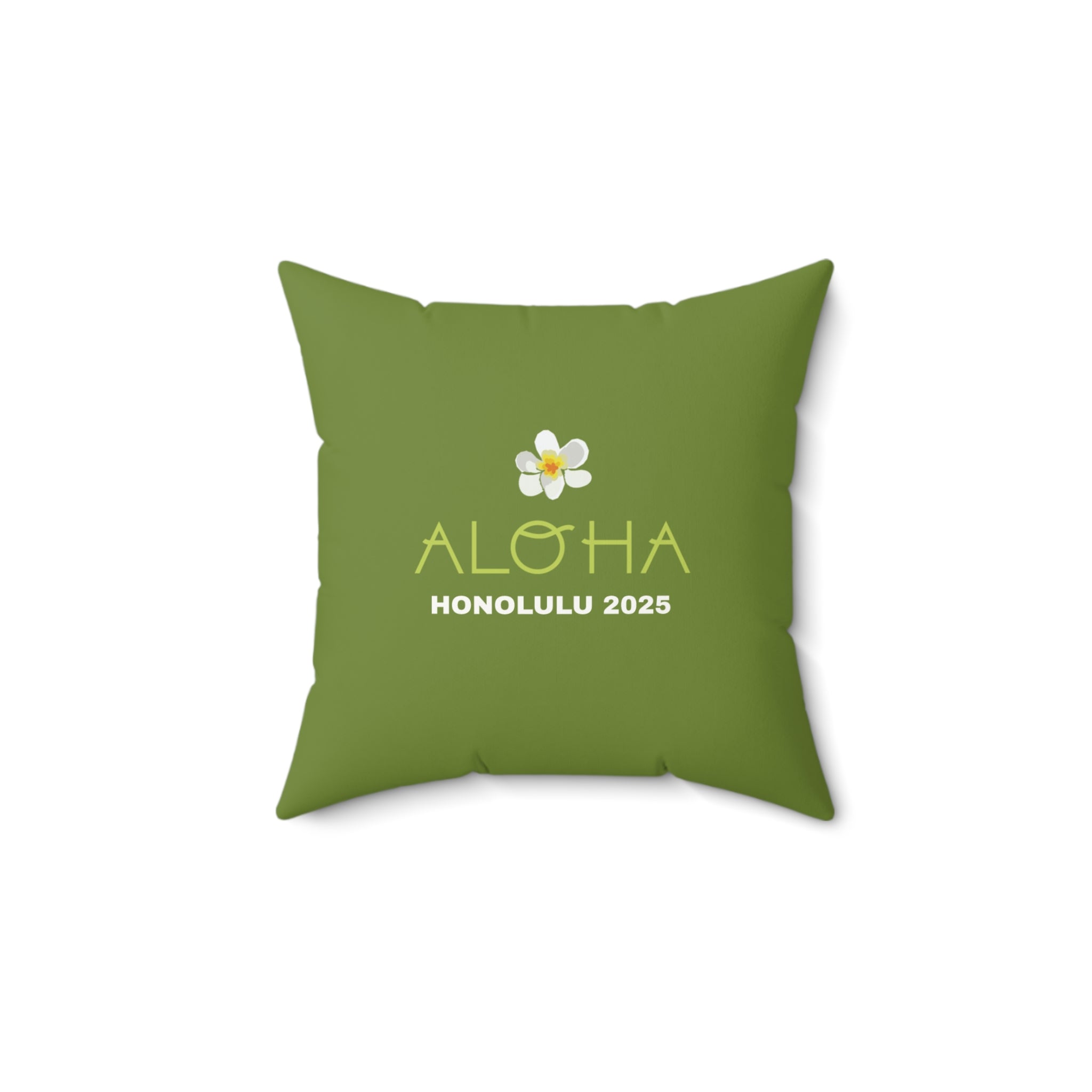 ALONA | Aloha Hawaii Faux Suede Pillow (Personalized)