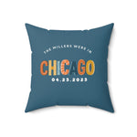 Load image into Gallery viewer, Chicago Faux Suede Pillow - Love from the Windy City | Personalized Gift for Travelers
