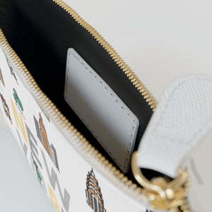 PENELOPE | New York Mini Clutch Bag - Stylish Travel Accessory with Landmark Designs