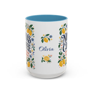 Nonna’s Coffee Mug — Personalized Lemon Kitchen Accent Mug (11/15oz)