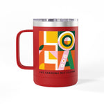 Load image into Gallery viewer, Filipina Pride 15oz Travel Mug Tumbler — &quot;Like Grandma But Filipina&quot; Colorful Retro Design
