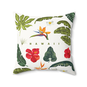ALONA | Aloha Hawaii Faux Suede Pillow (Personalized)