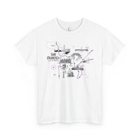 JULIE | San Francisco Map Men's Graphic T-shirt thumbnail