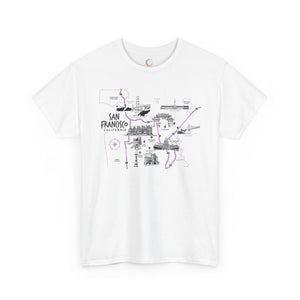 JULIE | San Francisco Map Women's Graphic T-shirt