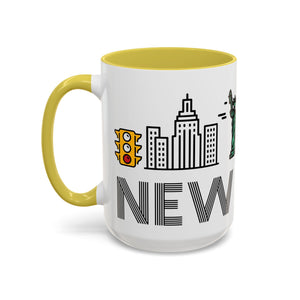 New York City Icon Mug — Yellow Interior 11oz/15oz