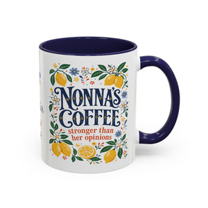 Nonna’s Coffee Mug — Personalized Lemon Kitchen Accent Mug (11/15oz)