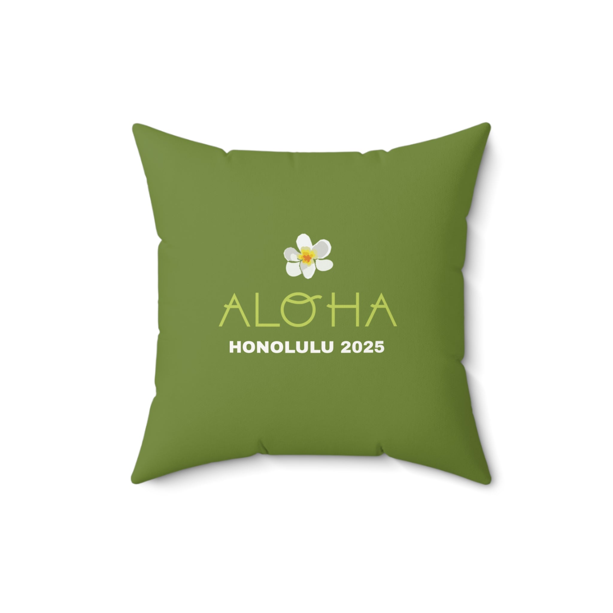 ALONA | Aloha Hawaii Faux Suede Pillow (Personalized)
