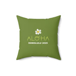 Load image into Gallery viewer, ALONA | Aloha Hawaii Faux Suede Pillow (Personalized)
