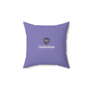 BEVERLY | Los Angeles California Faux Suede Square Pillow - Decorative Throw for Home & Travel