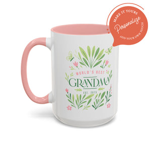 GRANDMA | Grandmother's Coffee Mug (Personalized)