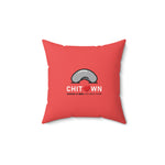 Load image into Gallery viewer, CHICHI | Chicago O&#39;Hare Airport Tag Faux Suede Pillow (Pillowcase)
