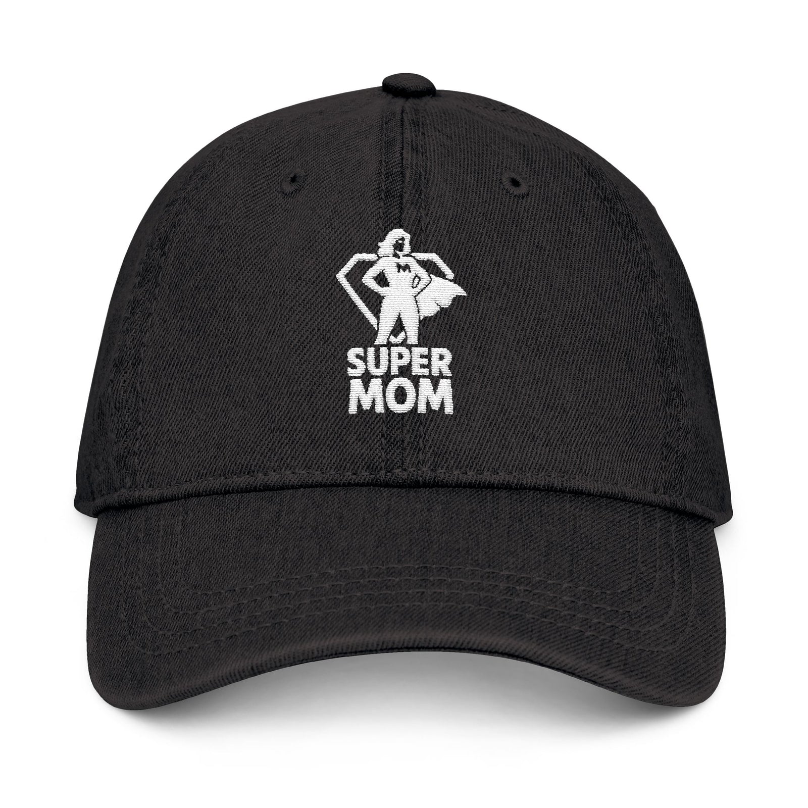KRISTIN | Super Mom Embroidered Denim Hat