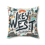 Load image into Gallery viewer, KIA | Key West Florida Faux Suede Pillow
