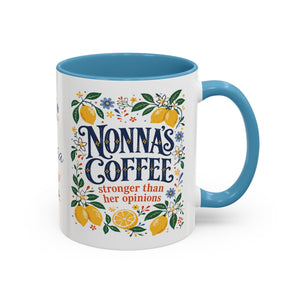 Nonna’s Coffee Mug — Personalized Lemon Kitchen Accent Mug (11/15oz)