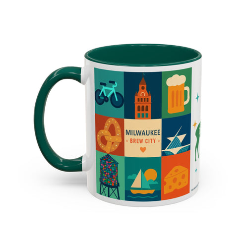 Milwaukee Icons Mug – Colorful Brew City Coffee Cup (11oz & 15oz)