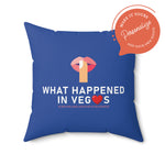 Load image into Gallery viewer, REID | Las Vegas Harry Reid Int&#39;l Airport Tag Faux Suede Pillow (Personalized)
