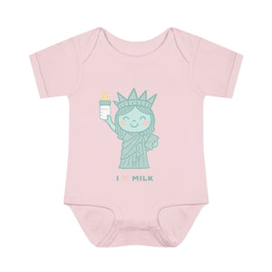 BABY LIBERTY | I Love Milk Infant Onesie®