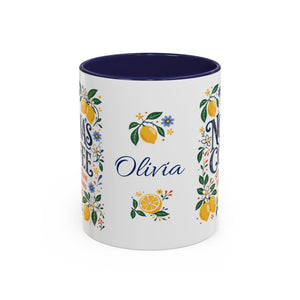Nonna’s Coffee Mug — Personalized Lemon Kitchen Accent Mug (11/15oz)