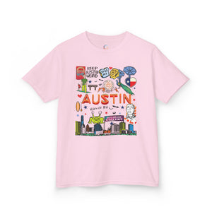 AUSTIN | Kids Tee - Keep Austin Weird Graphic T-Shirt for Austin Lovers