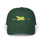 Load image into Gallery viewer, Jamaica Flag Embroidered Dad Cap — Green Casual Baseball Hat
