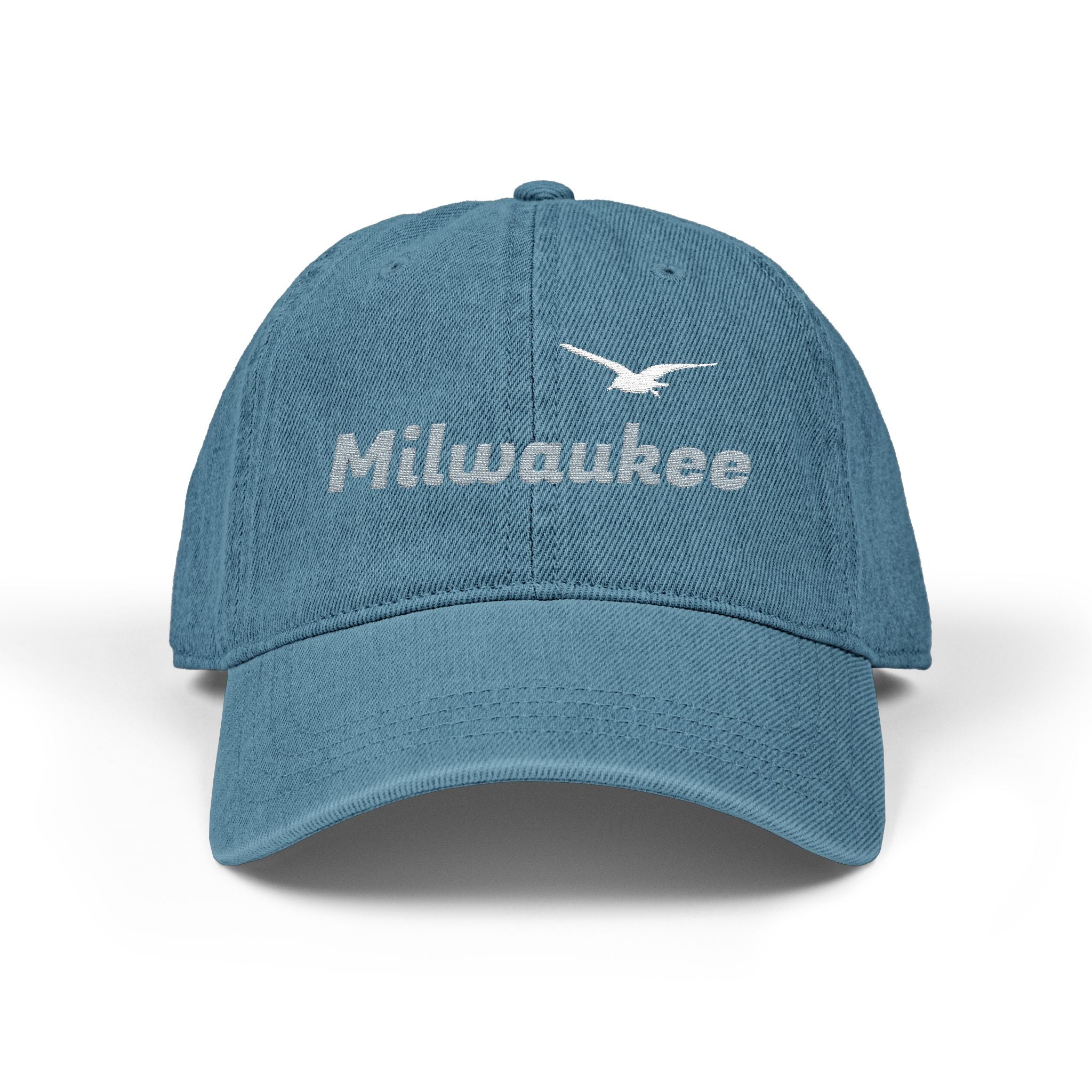 Embroidered Denim Hat