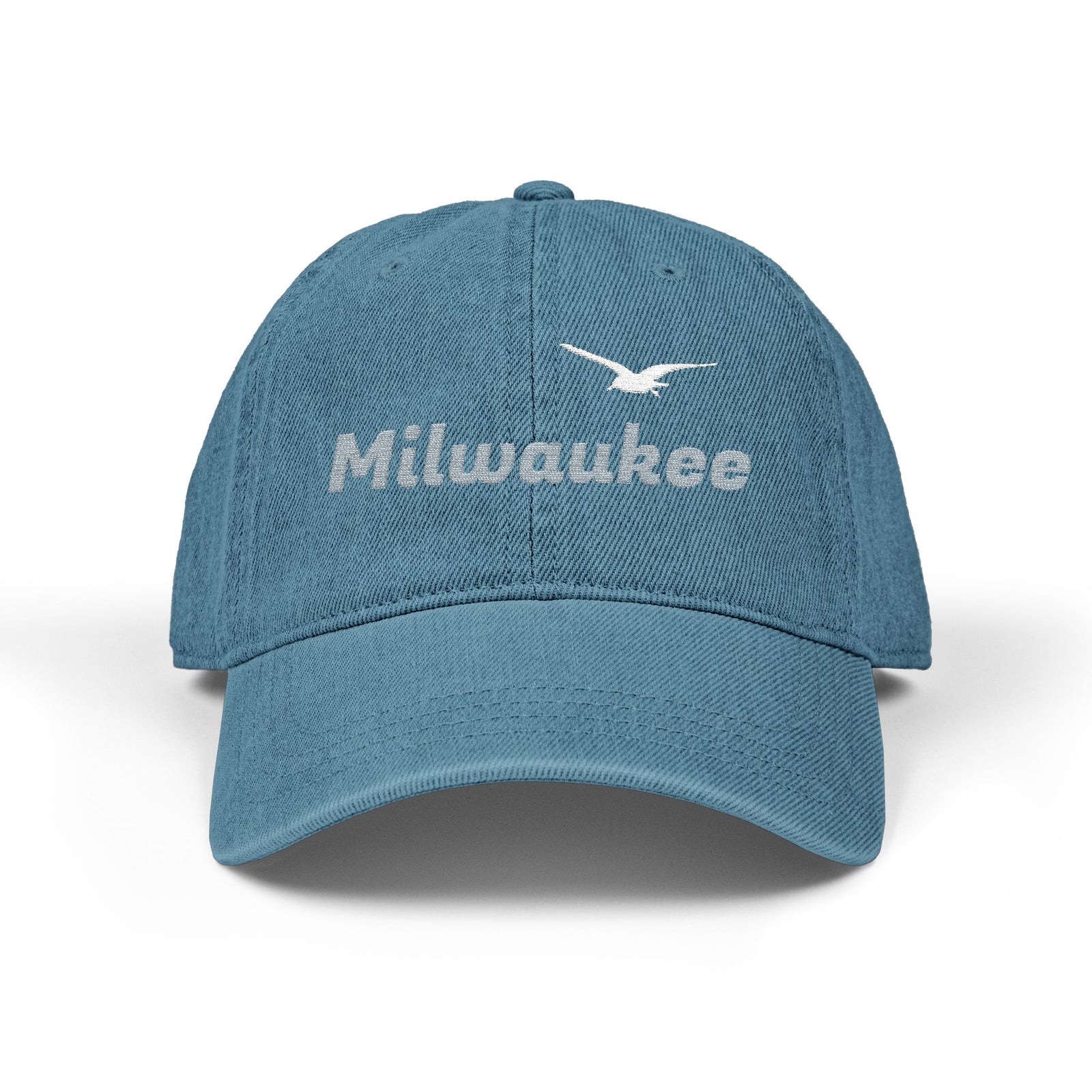 Embroidered Denim Hat