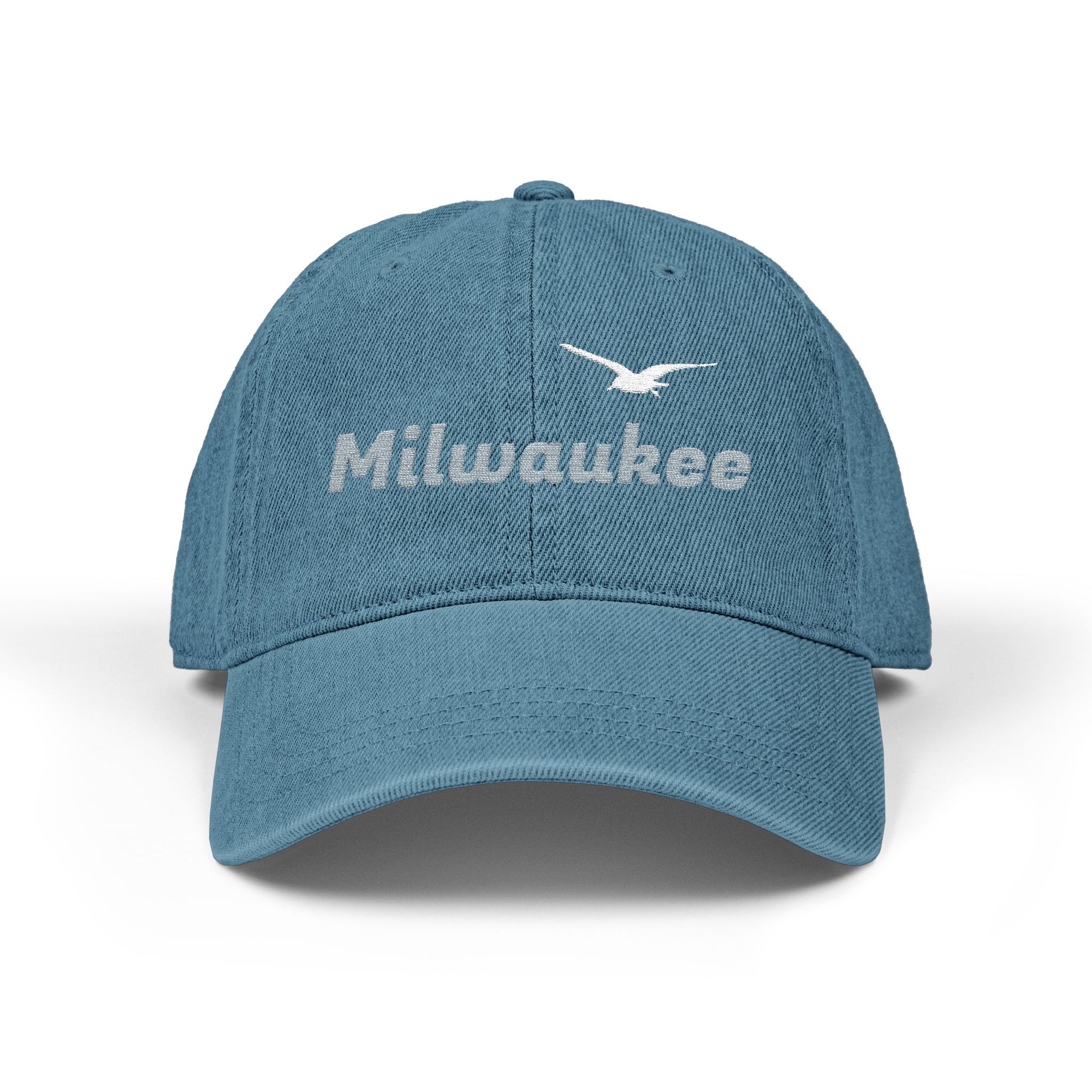 Embroidered Denim Hat