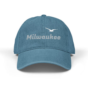 Embroidered Denim Hat