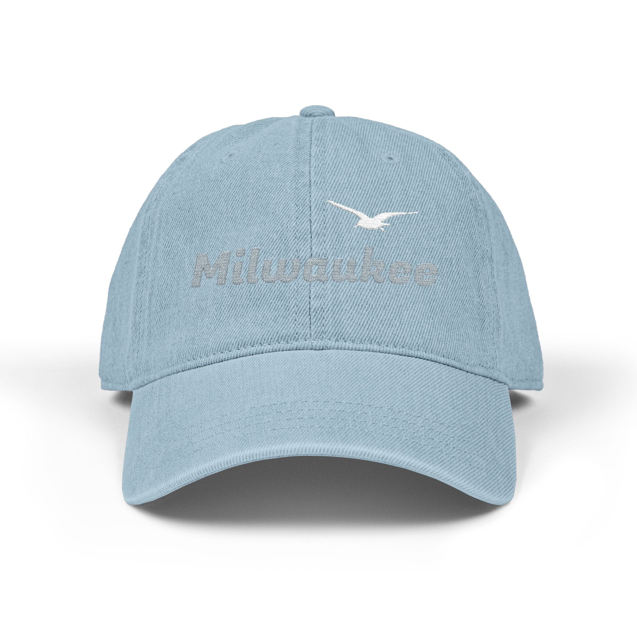Embroidered Denim Hat