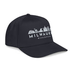 Load image into Gallery viewer, Milwaukee Wisconsin Skyline Baseball Cap — Vintage City Silhouette Hat
