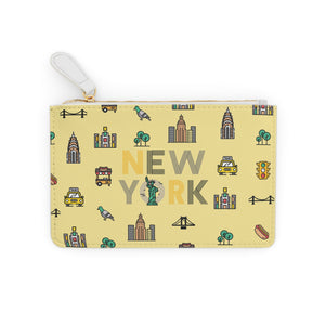 PENELOPE New York Mini Clutch Bag - Fun City Design for Travelers & Tourists