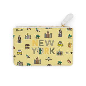 PENELOPE New York Mini Clutch Bag - Fun City Design for Travelers & Tourists
