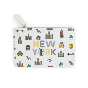 PENELOPE | New York Mini Clutch Bag - Stylish Travel Accessory with Landmark Designs