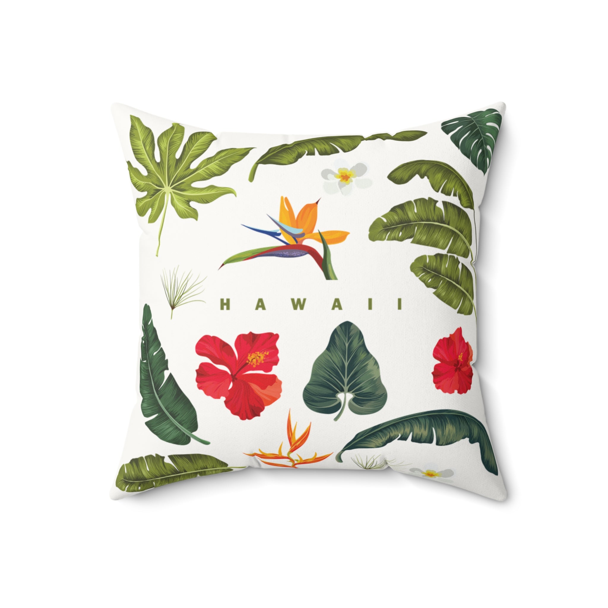 ALONA | Aloha Hawaii Faux Suede Pillow (Personalized)