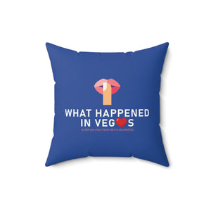 REID | Throw Pillow Las Vegas Personalized Travel Keepsake