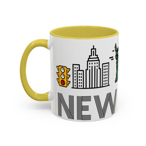 New York City Icon Mug — Yellow Interior 11oz/15oz