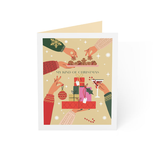 Christmas Greeting Cards — ‘My Kind of Christmas’ Holiday Card Pack (1/10/30/50 pcs)