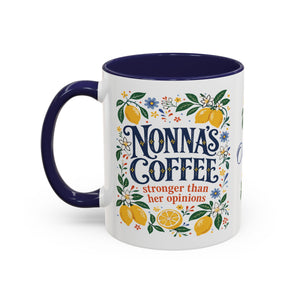 Nonna’s Coffee Mug — Personalized Lemon Kitchen Accent Mug (11/15oz)