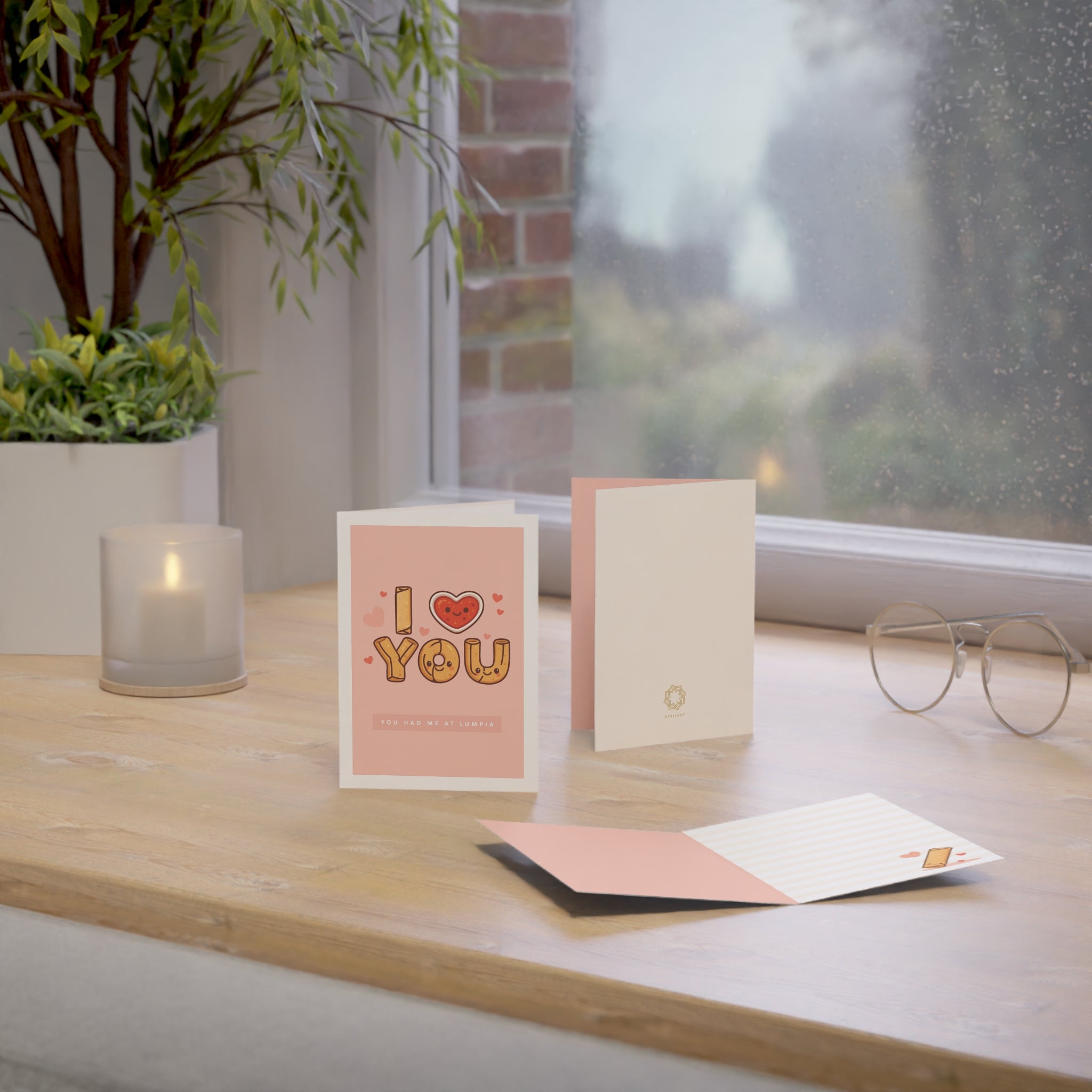 I Love You — You had me at Lumpia Cute Greeting Card