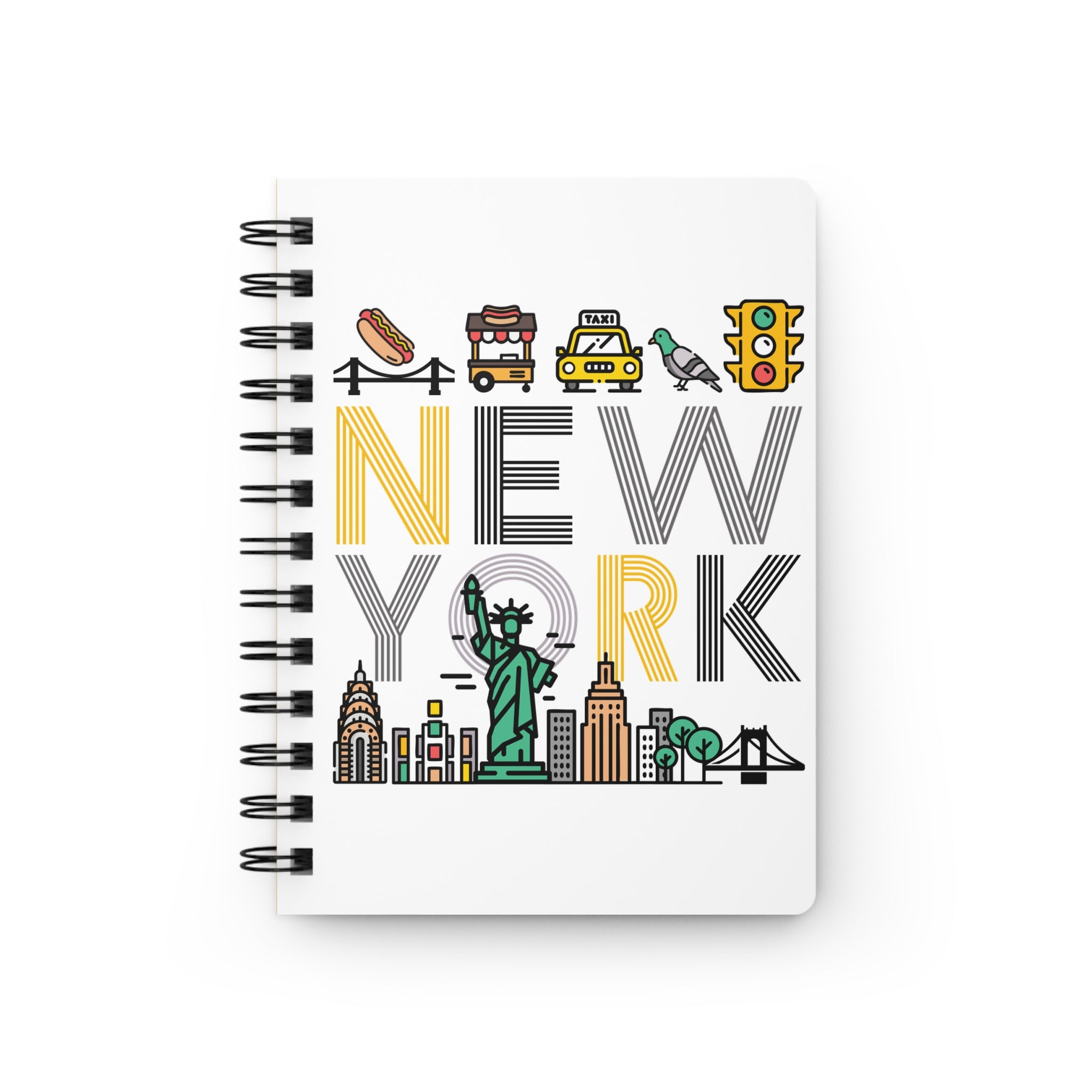PENELOPE | New York City Spiral Bound Journal (Yellow)